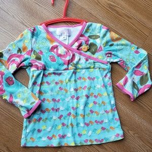 Baby lulu faux wrap top